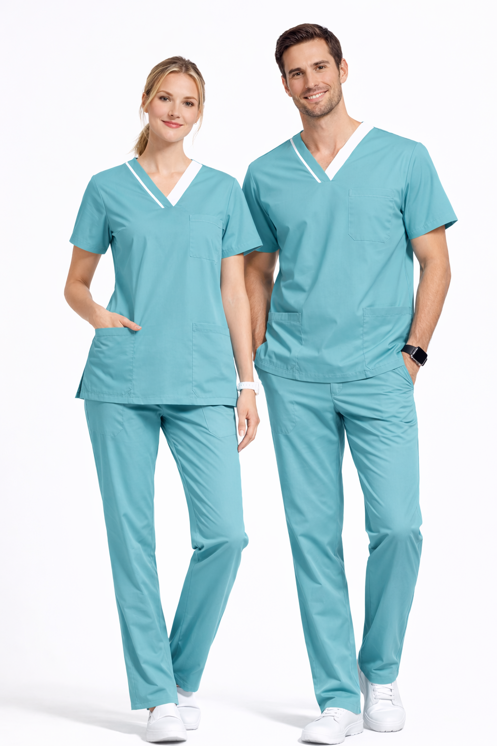 HITO scrubs in Turquoise